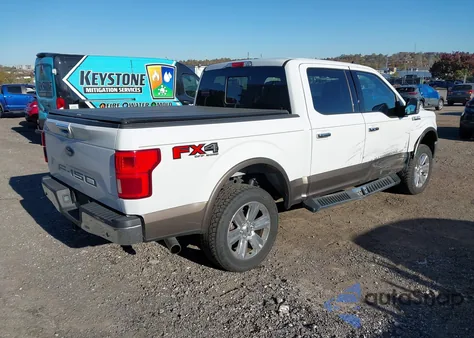 2020 Ford F-150 Lariat from USA, damaged, VIN 1FTEW1E5XLFC15630